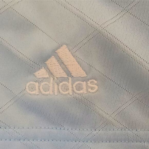 Adidas Polo Shirt Mens 2XL Blue Climacool Short Sleeve Hawaii Prince Golf Club - Picture 8 of 10